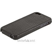 Чехол Borofone for iPhone 5/5S Crocodile Flip Leather case Black (BI-L019B), код 56066 фотография