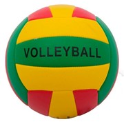 Мяч волейбольный (зеленый-желтый-красный) фотография