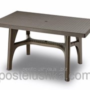 Пластиковый дачный стол Scab Intrecciato Бронзовый фотография