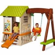 Детский домик Smoby (Смоби) Игровой комплекс Winnie Винни с горкой и качелями 310463 фото