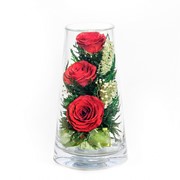 Роза в стекле tm FIORA TUC-Rr3 40511 фото