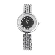 Часы наручные женские 'Disu', циферблат d2.7 см, микс, белый хром фото