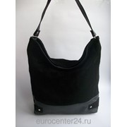 Черная замшевая сумка