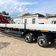 Полуприцеп бортовой для ГАЗон Next с КМУ фото