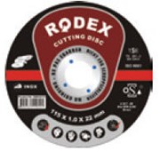 Отрезной диск по металлу 115*1.0*22 мм Rodex