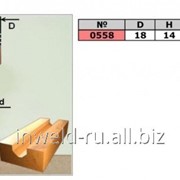 Код товара: 0558 (D18 H14 L135) Фреза пазовая V-образная «композит» фото