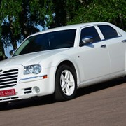 Прокат на свадьбу Chrysler 300c sedan белый фото