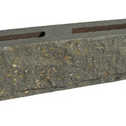 Кирпич «Скала» узкий щелевой 250х60х65, цвет- серый фото