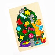 Двухуровневая мозаика «Новогодние хлопоты»36 деталей