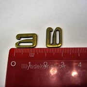 Пряжка-скоба для босоножек 7 мм бронза фотография