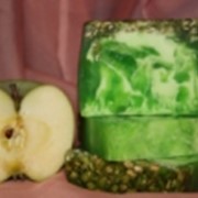 Мыло ручной работы “Мюсли с яблоком“ фото