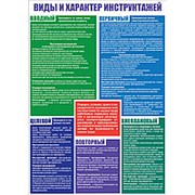 Плакат “Организация обучения по охране труда“ - к-т из 2 л. фото