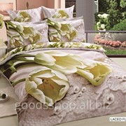 Комплект постельного белья Arya 3D Laced Flower сатин полуторный 1001815 фотография