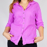 Рубашка женская неоновая фиолетовая 48-56 размеры