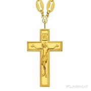 Крест комбинированный протоиерейский для священнослужителя позолоченный 2.10.0007клп фото