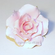 Фигурка из мастики "Роза" №3 d 65 цвет: светло-красная