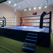 Ринг боксёрский на помосте Atlet 6х6 м, высота 0,3 м, боевая зона 5х5 м IMP-A444 фотография