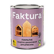 Покрытие Faktura защитно-декоративное для древесины рябина 0,7 л фотография