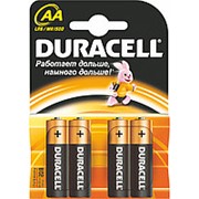 Батарейка Duracell АА, LR6, А316, 4 шт/уп фотография