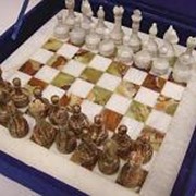 Шахматы из из оникса фото
