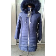 Куртка женская зимняя с натуральной опушкой. фото