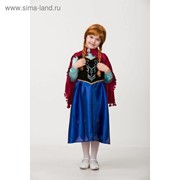 Карнавальный костюм «Анна», текстиль, размер 28, рост 110 см фотография