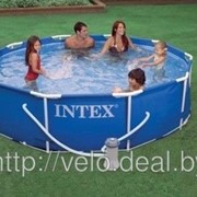 Бассейн каркасный Intex 28202 (56999) 305х76 см Metal Frame Pool Set с фильтр-насосом фото