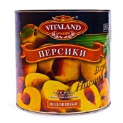 Персики половинки VITALAND Quality слегка подслащенные