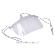 Защитный экран-маска многоразовый белый/прозрачный, 1 шт, Артикул А309-01 фотография