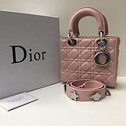 Женская сумка LADY DIOR (Розовая) фото
