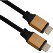 Кабель Atcom HDMI-HDMI, 3м HIGH Speed Metal gold plated connector w/nylon Blister, код 47058 фотография