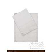 Полотенце для ванной Tivolyo Home DIAMANT хлопковая махра кремовый 75х150 фото
