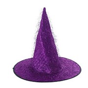 Карнавальная шляпа Конус р-р 57, цвет фиолетовый (Карнавальная шляпа “Конус“ р-р 57, цвет фиолетовый фото