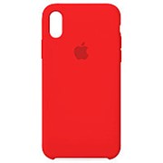 Силиконовый чехол iPhone X/XS, Красный фотография