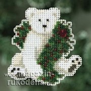 Набор для вышивания Holiday Polar Bear фото