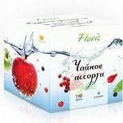 Чай Крымский Floris Чайное ассорти набор из 4 видов листового и ягодного чая фото
