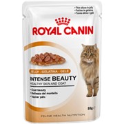 Intense Beauty (в желе) Royal Canin корм для взрослых кошек, Пакет, 12 x 0,085кг фотография