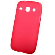 Чехол силиконовый матовый для Samsung Galaxy CORE 2 красный фото