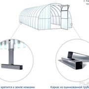 Теплицы из поликарбоната 4м, 6м, 8м, 10м из трубы 40х20 и 20х20 шаг (0,97 или 0,67) Титан , Сибрская, Агро, Престиж. Доставка 1540-14-6 фото