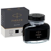 Parker Флакон чернил Parker для перьевой ручки, 57 мл Цвет Черный фото