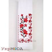 Свадебный рушник ручной работы с вышитыми веточками цветов (МА-0231)