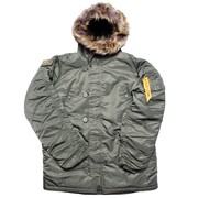 ​ Куртка аляска Husky N3B Sage Green - 2XS (РОС 44)