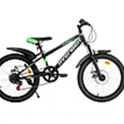 Велосипед 20" BMX Avenger C201, черный/зеленый