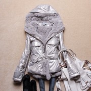 Куртка женская двусторонняя с мехом рекса фото