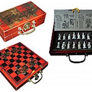 Сувенирные шахматы "Антикварные" в китайском стиле миниатюрные 22х22
