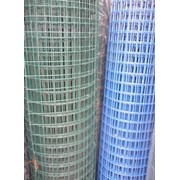 Сетка рабица пвх 25х25мм 1,2/10м (зелёная, синяя, др) фото