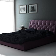 Кожаная кровать Ариэль SoftWall фото