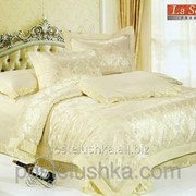 Комплект постельного белья шелковый жаккард La scala JT-43 фото
