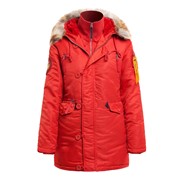 ​ Куртка-аляска женская Husky Woman's (красная). Размеры в наличии 2XS (42) - 2XL (54) фото