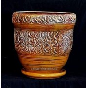 Горшок для цветов из керамики ручной работы “Велетень“ фотография
